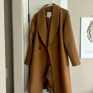 Like new Avec Les Filles XS camel wool coat